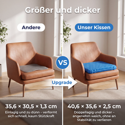 Bluebee Gel-Sitzkissen