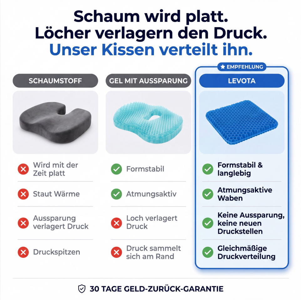 Bluebee Gel-Sitzkissen