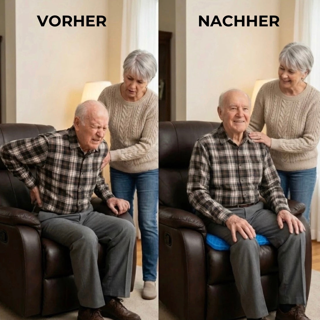 Bluebee Gel-Sitzkissen